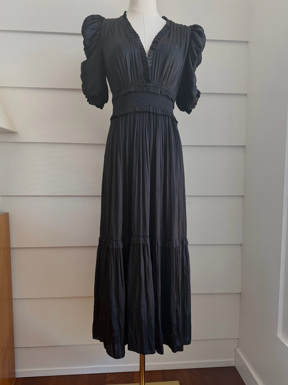 Ulla Johnson Maya Dress Noir size 6